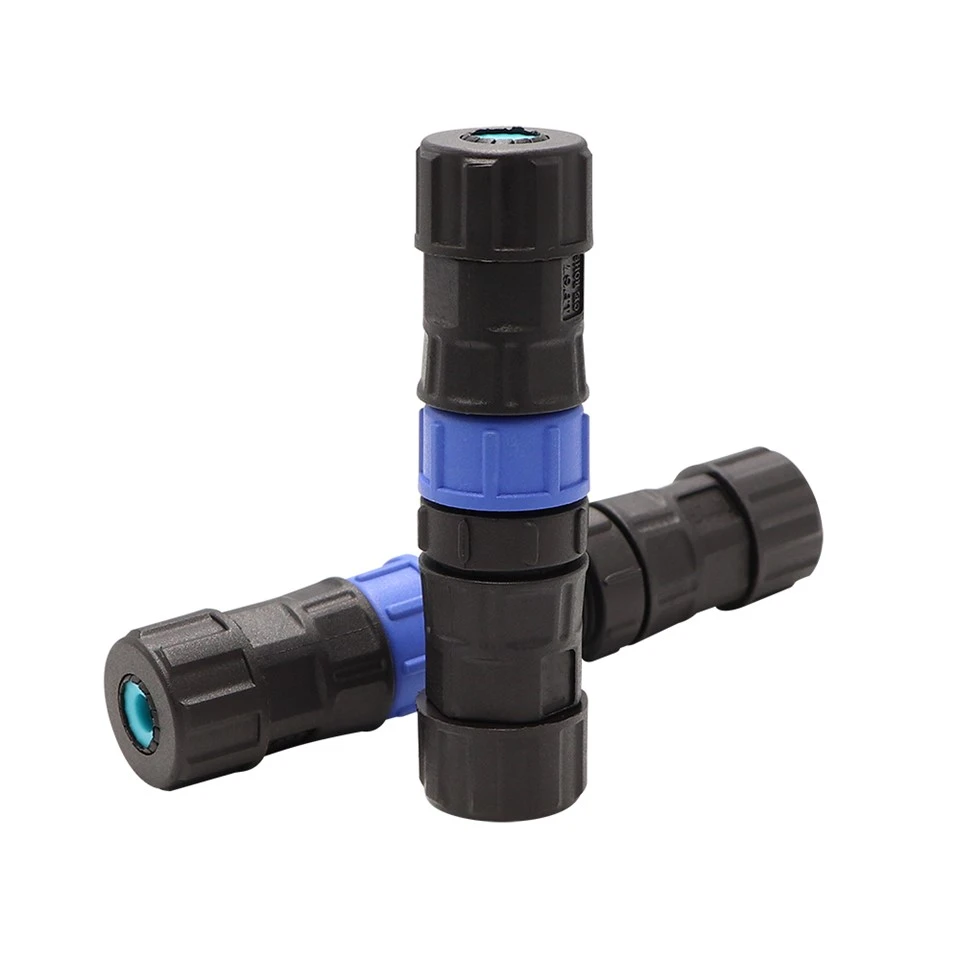 Conector à prova d'água com classificação de núcleo M12 3 IP68