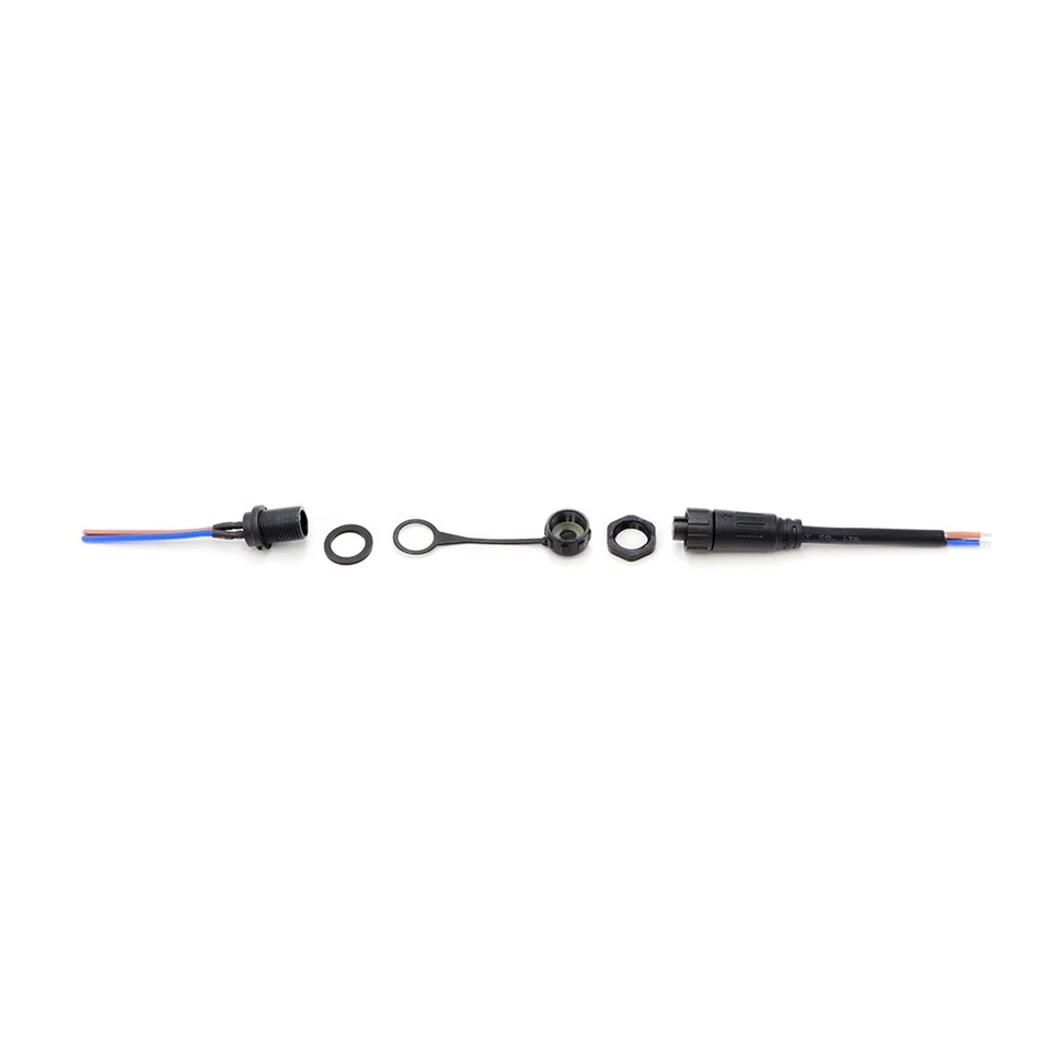 Conector à prova d'água rosqueado para montagem em painel M16 2 IP67